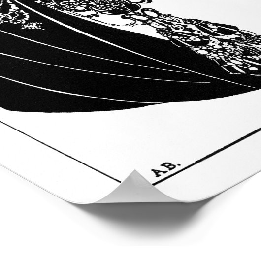 Ali Baba, Aubrey Beardsley Poster (Hoek)