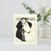 Ali Baba door Aubrey Beardsley Briefkaart (Staand voorkant)