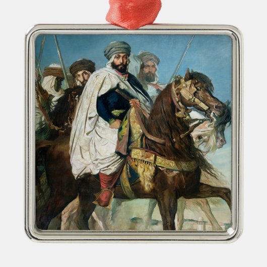 Ali Ben Ahmed, de laatste kalf van Constantine Metalen Ornament (Voorkant)