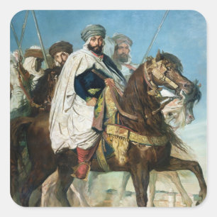 Ali Ben Ahmed, de laatste kalf van Constantine Vierkante Sticker