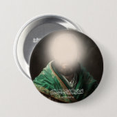 Ali bin Abi Talib Ronde Button 7,6 Cm (Voorkant /achterkant)