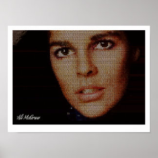 Ali McGraw Schotse Terriër Mozaïek Poster