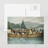 Ali Pasha (1741-1822) van de Janina-jacht op het B Briefkaart (Voorkant / Achterkant)