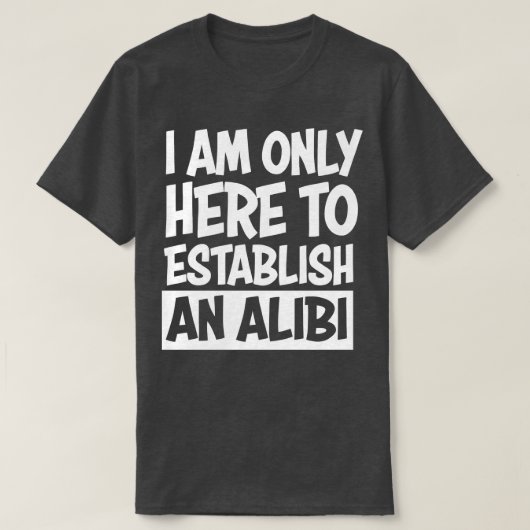 Alibi T-shirt (Design voorkant)
