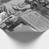 Alica Paul Suffrage Historische foto's Collage Cadeaupapier (Hoek)