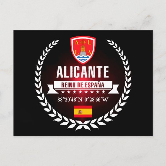 Alicante Briefkaart (Voorkant)