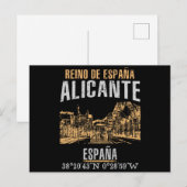 Alicante Briefkaart (Voorkant / Achterkant)
