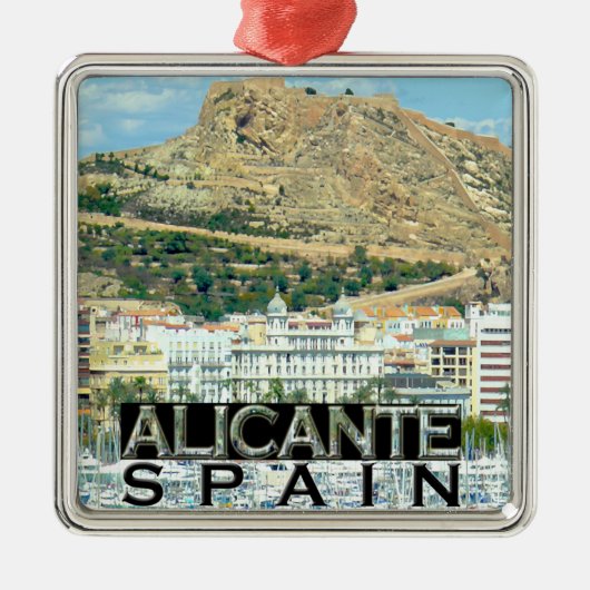 Alicante Metalen Ornament (Voorkant)