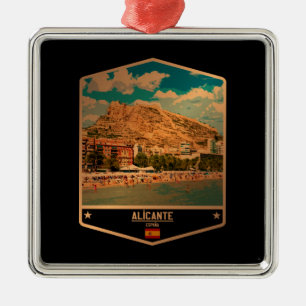 Alicante Metalen Ornament