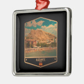 Alicante Metalen Ornament (Links)