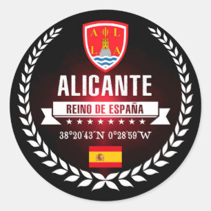 Alicante Ronde Sticker