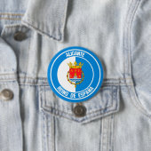 Alicante Round Emblem Ronde Button 7,6 Cm (In situ)