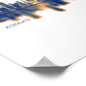 Alicante Skyline Poster (Hoek)