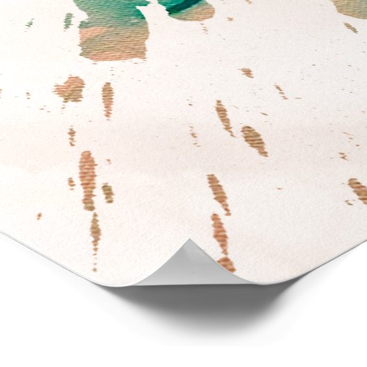 Alicante Skyline Poster (Hoek)