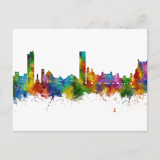 Alicante Spain Skyline Briefkaart (Voorkant)