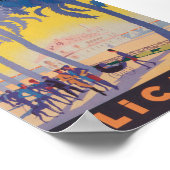 Alicante Spain Vintage Travel Poster (Hoek)