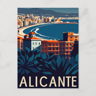 Alicante Spanje Briefkaart