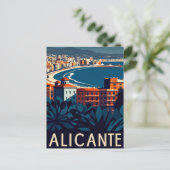 Alicante Spanje Briefkaart (Staand voorkant)