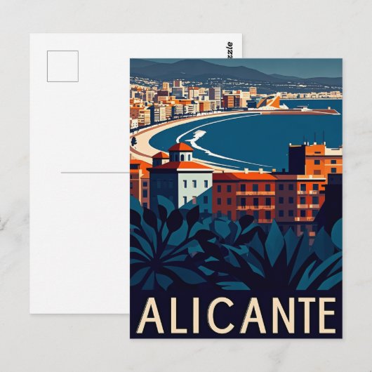 Alicante Spanje Briefkaart (Voorkant / Achterkant)