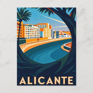 Alicante Spanje Briefkaart