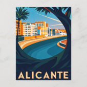 Alicante Spanje Briefkaart (Voorkant)