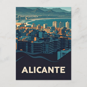Alicante Spanje Briefkaart