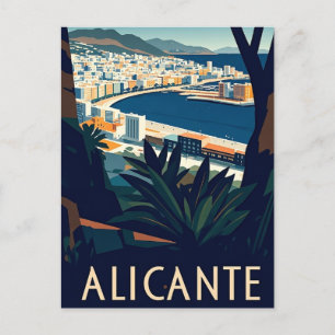 Alicante Spanje Briefkaart