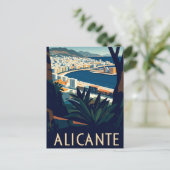 Alicante Spanje Briefkaart (Staand voorkant)