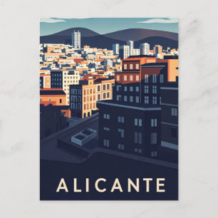 Alicante Spanje Briefkaart