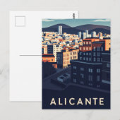 Alicante Spanje Briefkaart (Voorkant / Achterkant)