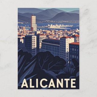 Alicante Spanje Briefkaart