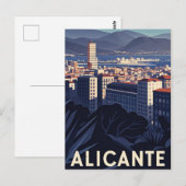 Alicante Spanje Briefkaart (Voorkant / Achterkant)