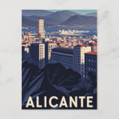 Alicante Spanje Briefkaart (Voorkant)