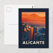 Alicante Spanje Briefkaart (Voorkant / Achterkant)