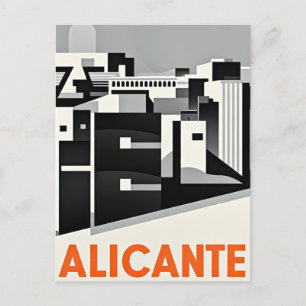 Alicante Spanje Briefkaart