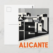Alicante Spanje Briefkaart (Voorkant / Achterkant)