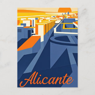Alicante Spanje Briefkaart