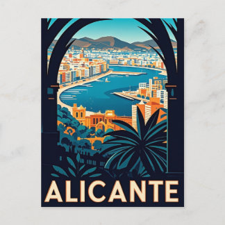 Alicante Spanje Briefkaart