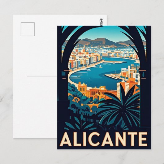 Alicante Spanje Briefkaart (Voorkant / Achterkant)