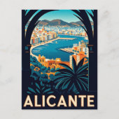 Alicante Spanje Briefkaart (Voorkant)