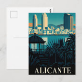 Alicante Spanje Briefkaart (Voorkant / Achterkant)