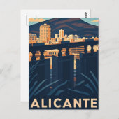 Alicante Spanje Briefkaart (Voorkant / Achterkant)