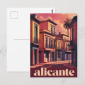  Alicante Spanje Briefkaart (Voorkant / Achterkant)