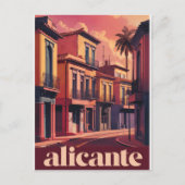Alicante Spanje Briefkaart (Voorkant)