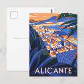 Alicante Spanje Briefkaart (Voorkant / Achterkant)