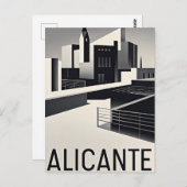 Alicante Spanje Briefkaart (Voorkant / Achterkant)