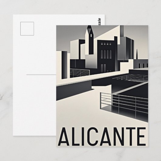 Alicante Spanje Briefkaart (Voorkant / Achterkant)