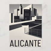 Alicante Spanje Briefkaart (Voorkant)