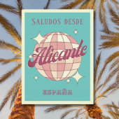 Alicante Spanje España Retro  Briefkaart
