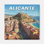 Alicante Spanje Reizen Magneet (Voorkant)